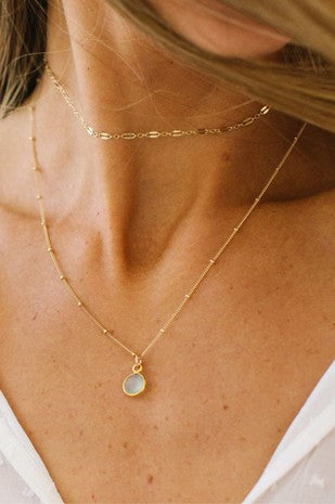 Two Layer Dainty Chain Necklace